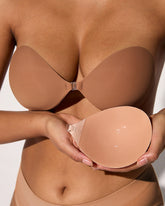 Sujetador Push-Up Invisible Adhesivo con Cierre Frontal (2 Pares)